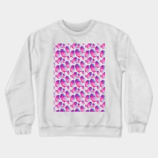 Galaxy space sleeping girl pattern Crewneck Sweatshirt